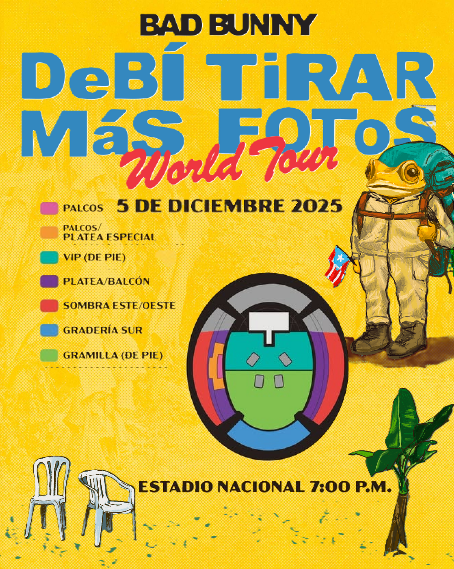 BAD BUNNY - DEBI TIRAR MAS FOTOS WORLD TOUR - 5 DIC