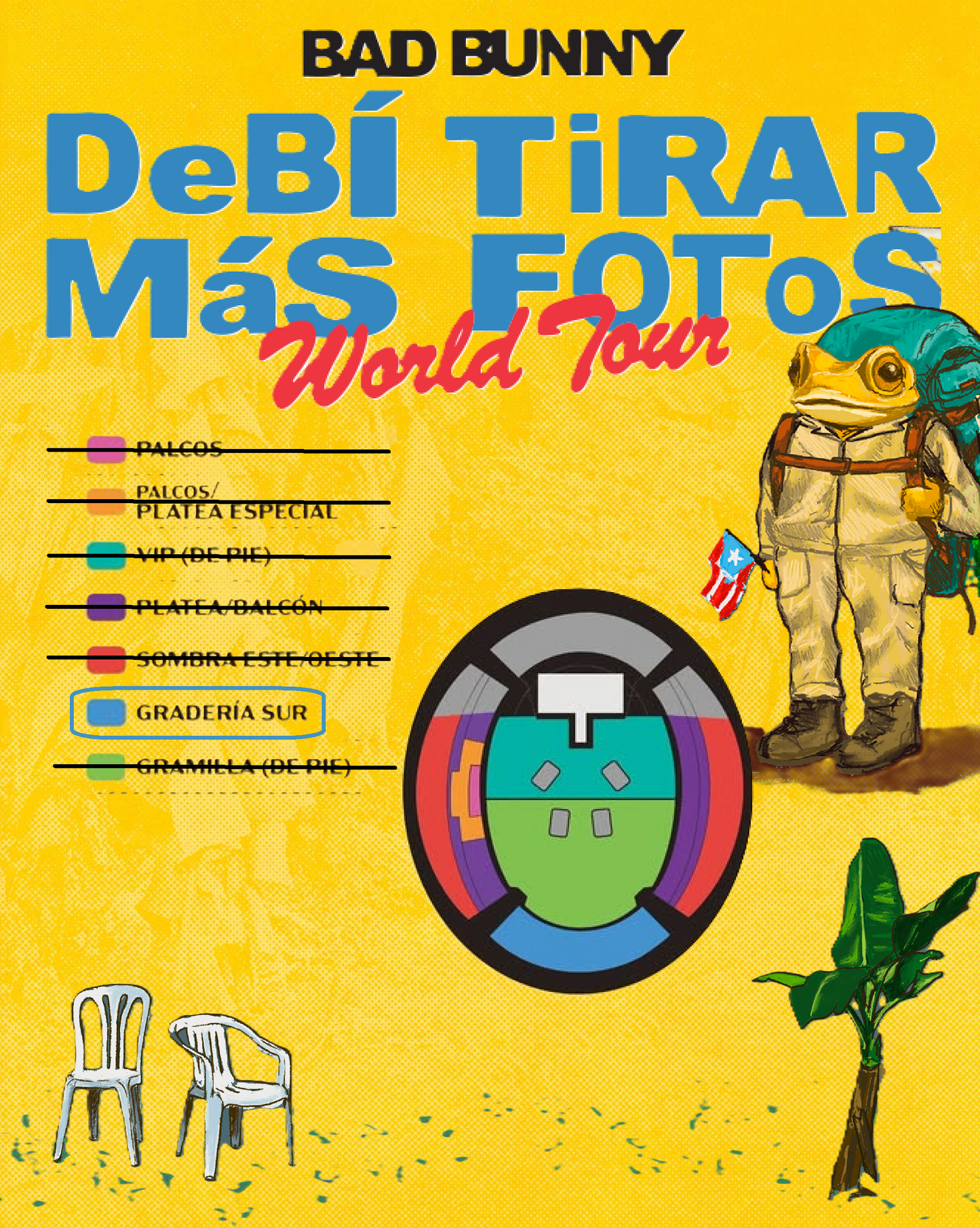 BAD BUNNY - DEBI TIRAR MAS FOTOS WORLD TOUR - 5 DIC
