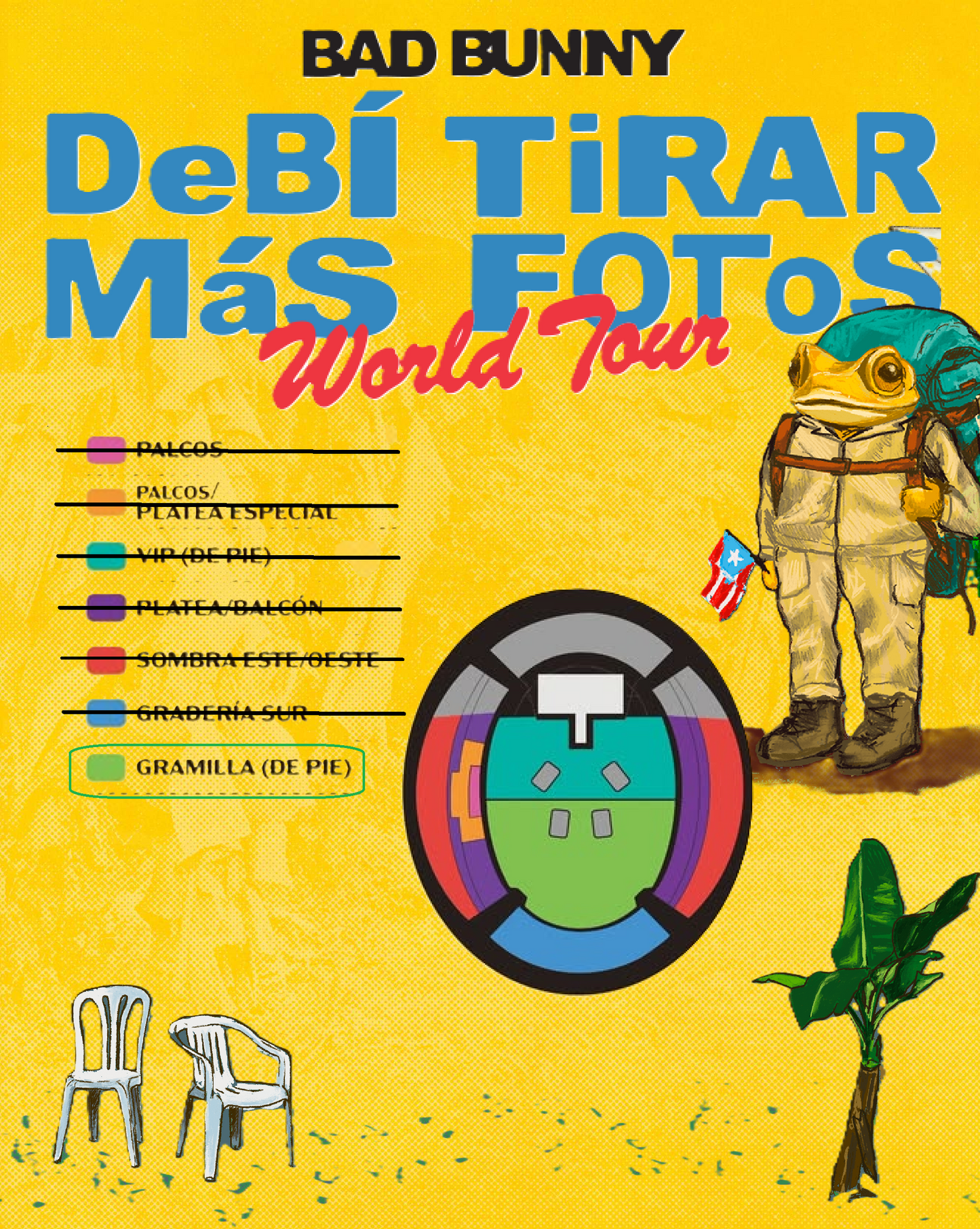 BAD BUNNY - DEBI TIRAR MAS FOTOS WORLD TOUR - 5 DIC