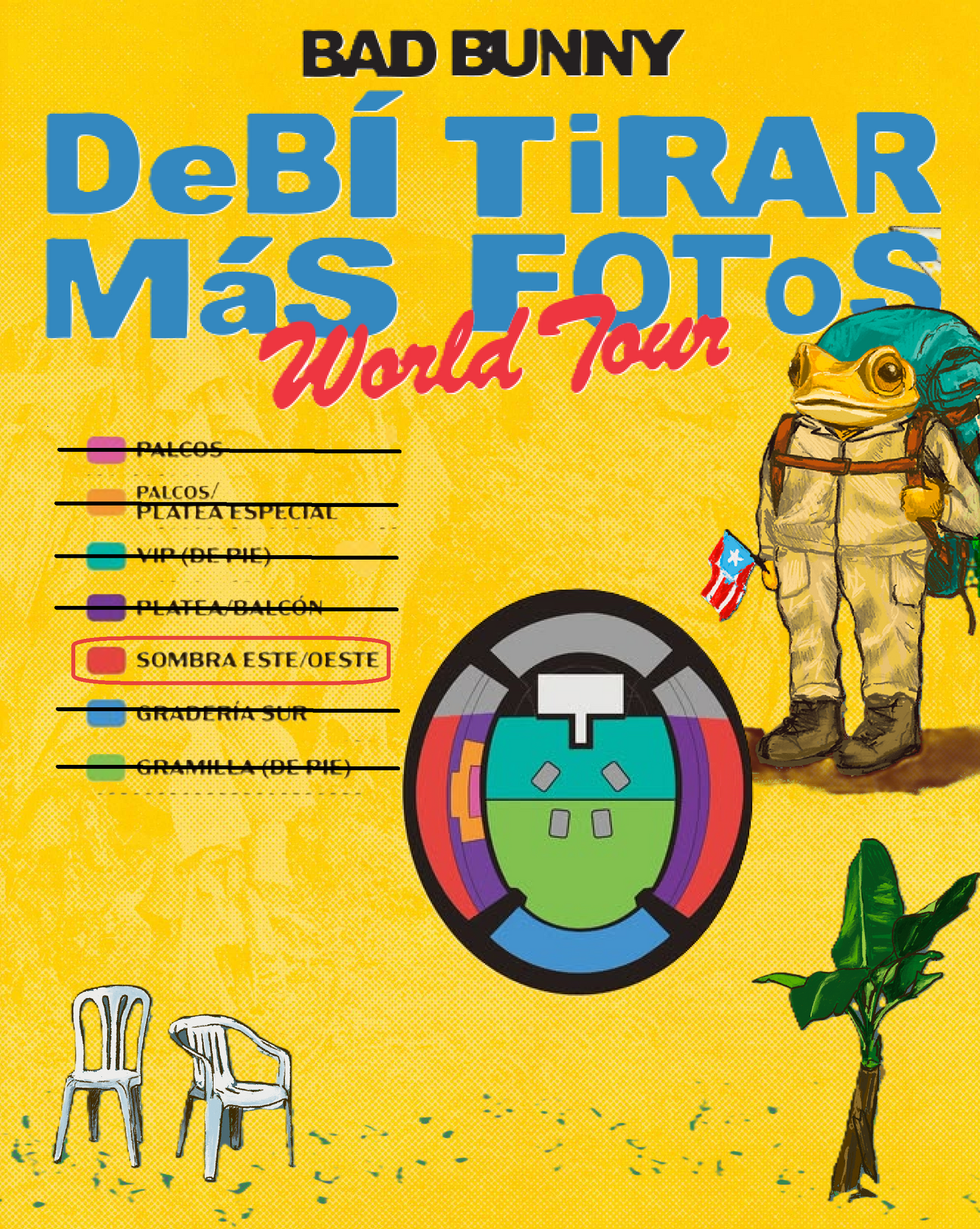 BAD BUNNY - DEBI TIRAR MAS FOTOS WORLD TOUR - 5 DIC