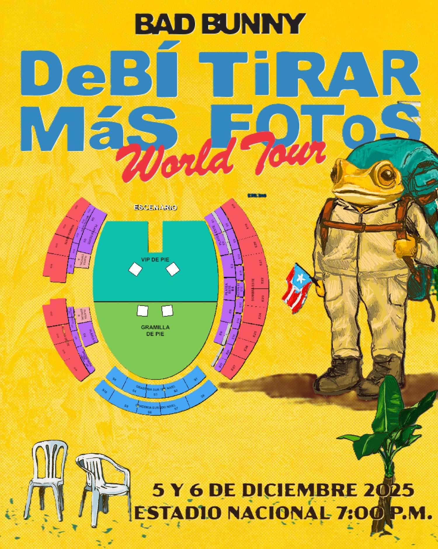 BAD BUNNY - DEBI TIRAR MAS FOTOS WORLD TOUR - Costa Rica 2025
